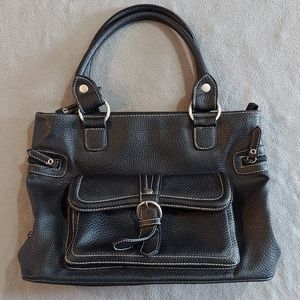 Nine and Company Faux Leather Shoulder Handbag Purse